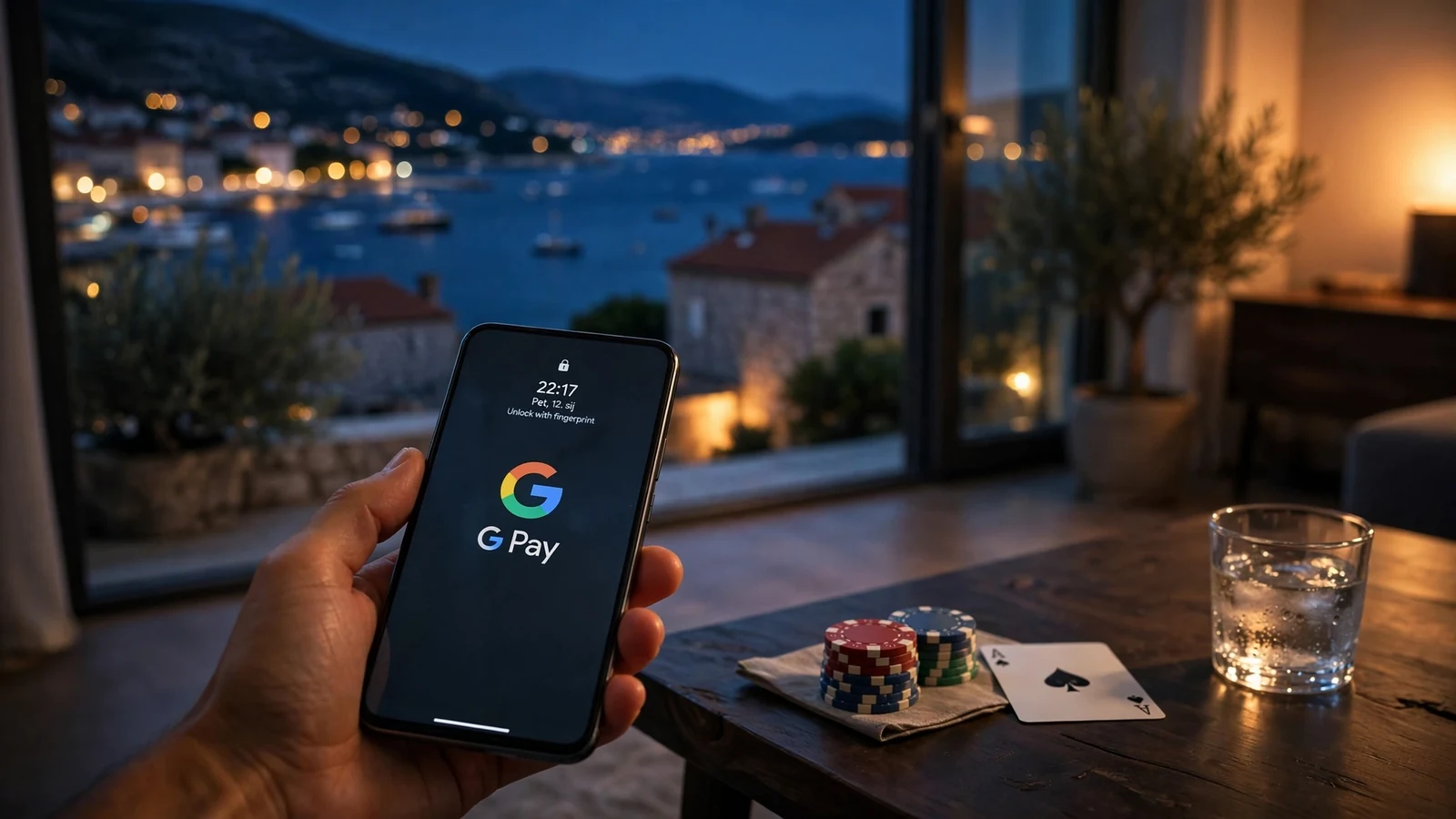 Hrvatski igrač plaća u online casinu putem Google Pay telefona