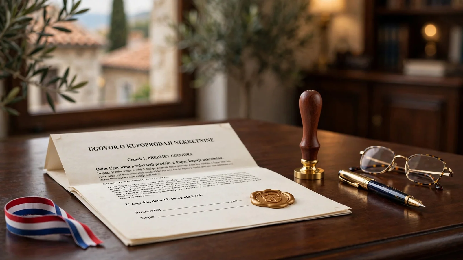 Službeni dokumenti o regulaciji kockanja na drvenom stolu
